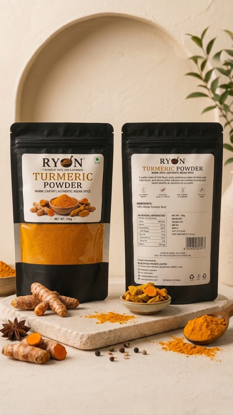 Indian Authentic Homemade Turmeric Powder